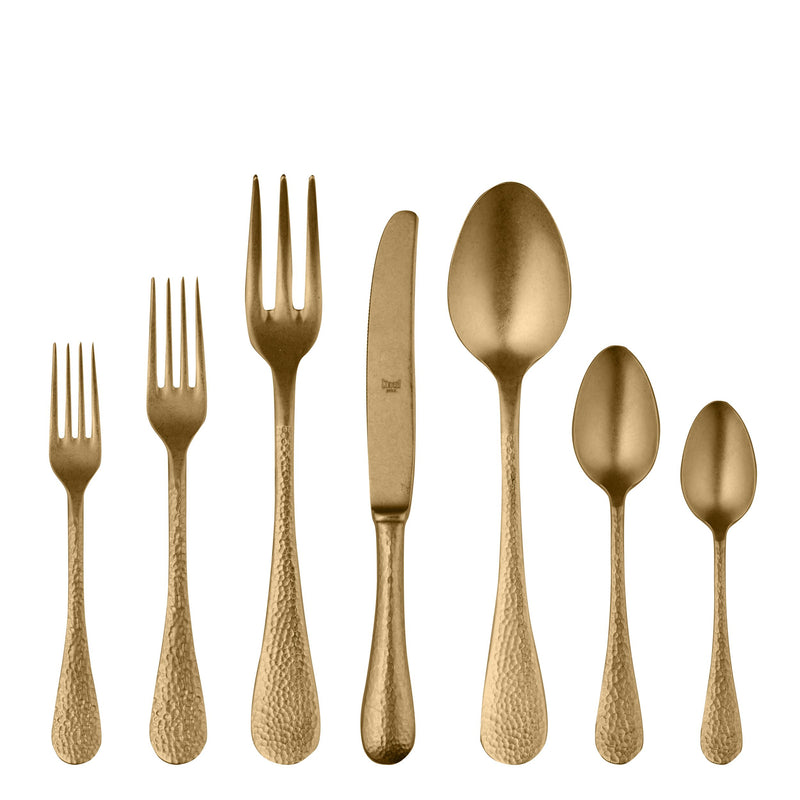 Mepra – Epoque Pewter Gold – 32-Piece Flatware Set – 106822032PO – Image 1