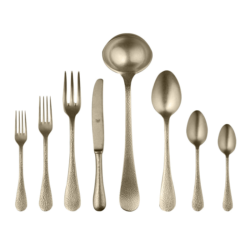Mepra – Epoque Pewter Champagne – 43-Piece Flatware Set – 106822043PC – Image 1