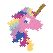 LEARN TO BUILD UNICORNS - 275pcs
