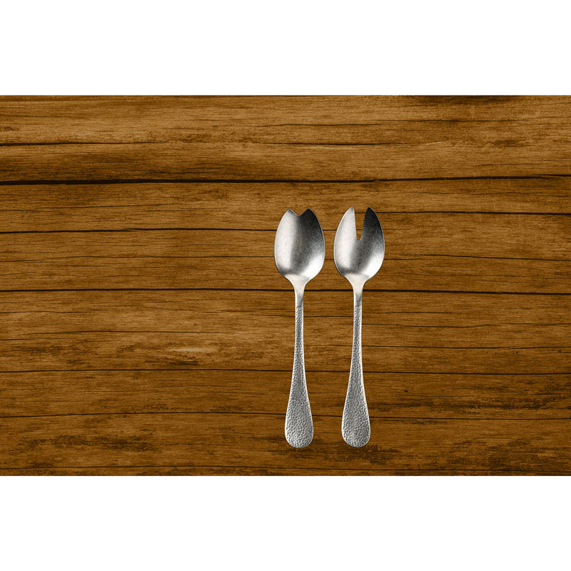 Mepra – Epoque Pewter Salad – 2-Piece Serving Set – 106922122 – Image 2