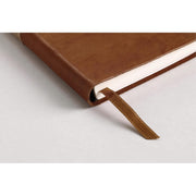 Lined Notebook Flying Spirit glossy leather cognac 180 pages A5 (5.8 x 8.3 in)