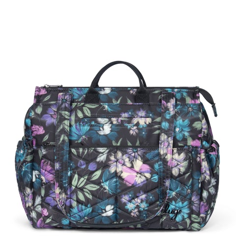 LUG Soprano tote bag in Bloom Black