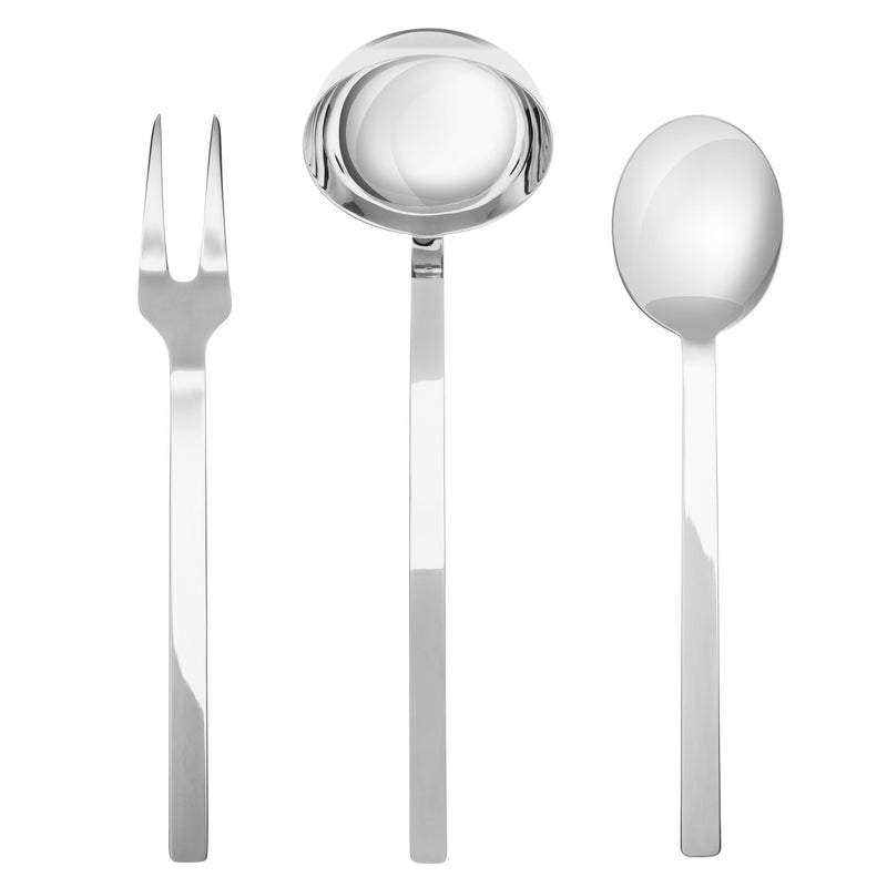 Mepra - Stile By Pininarina Serving Set - 3 Pcs. - Ice – MPR-107522003I