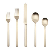 Mepra – Stile by Pininfarina Ice Champagne – 5-Piece Flatware Set – 107522005IC – Image 1