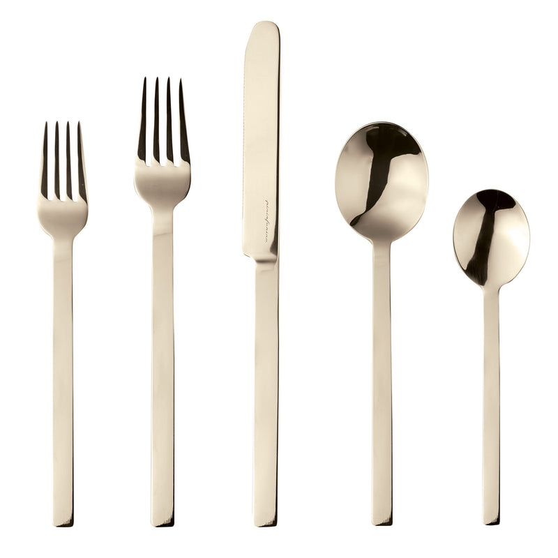 Mepra - Stile By Pininarina Flatware Set - 20 Pcs. - Champagne – MPR-107522020C – Image 1