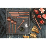 Mepra - Stile By Pininarina Flatware Set - 20 Pcs. - Ice Bronze