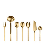 Mepra - Stile By Pininarina Serving Set - 7 Pcs. - Gold – MPR-10752207O – Image 1