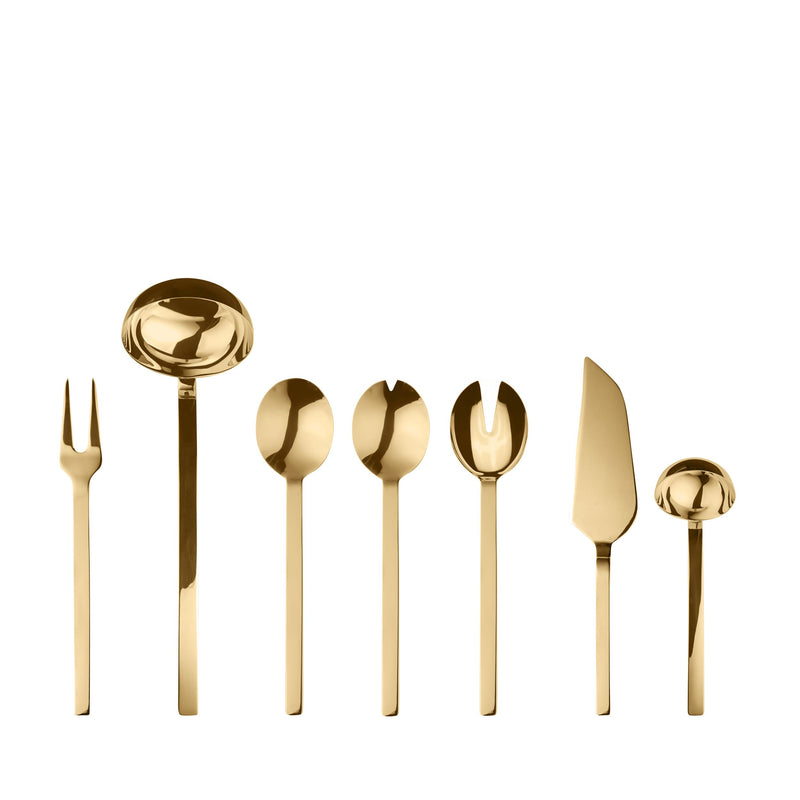 Mepra - Stile By Pininarina Serving Set - 7 Pcs. - Gold – MPR-10752207O – Image 1