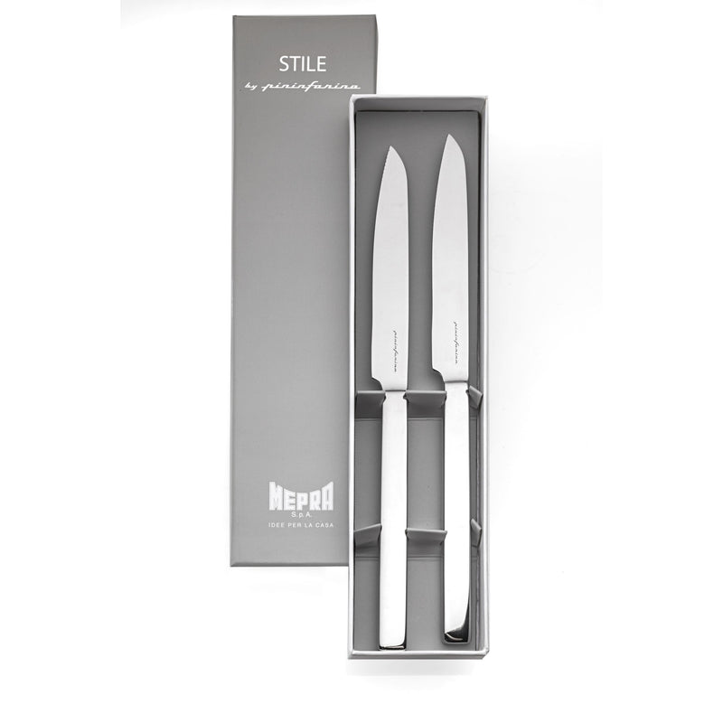 Mepra - Stile By Pininarina Steak Knives - 2 Pcs. - Mirror – MPR-107544236 – Image 1