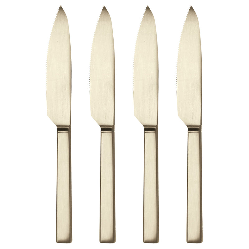 Mepra – Stile Ice Champagne – 4-Piece Steak Knives Set – 107544434IC – Image 1