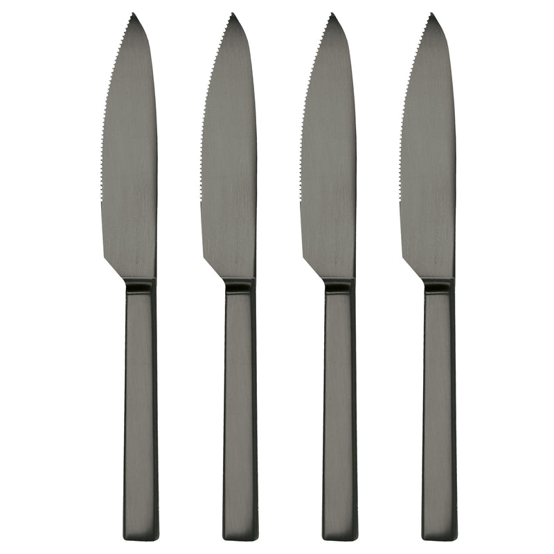 Mepra - Stile Steak Knives Set - 4 Pcs. - Ice Black Gold – MPR-107544434ION – Image 1