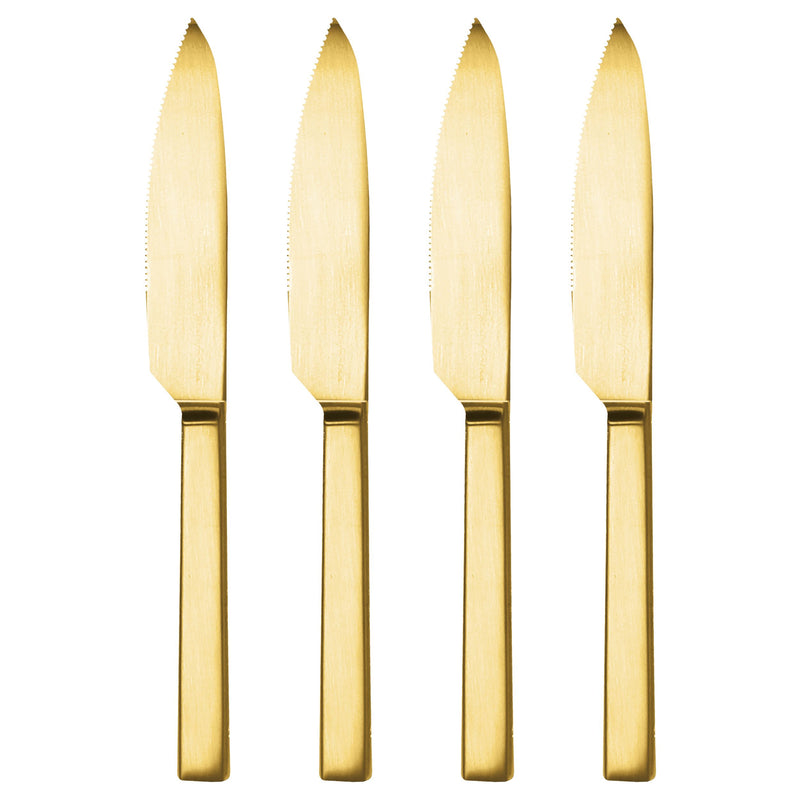 Mepra - Stile Steak Knives Set - 4 Pcs. - Ice Gold – MPR-107544434OI – Image 1