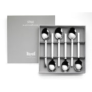 Mepra - Stile By Pininarina Coffee Spoon Set - 6 Pcs. - Mirror – MPR-107544607 – Image 1