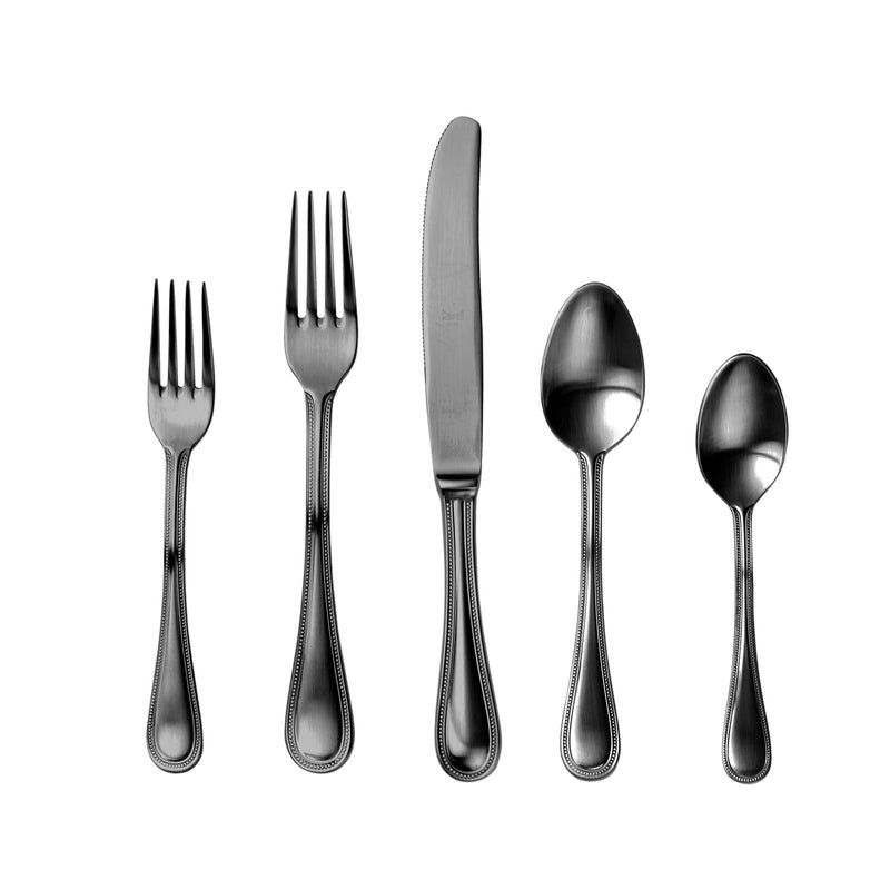 Mepra – Perla Ice Black Gold – 20-Piece Flatware Set – 107622020ION – Image 1