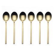 Mepra – Due Ice Gold – 6-Piece Coffee Spoon Set – 108044107 – Image 1