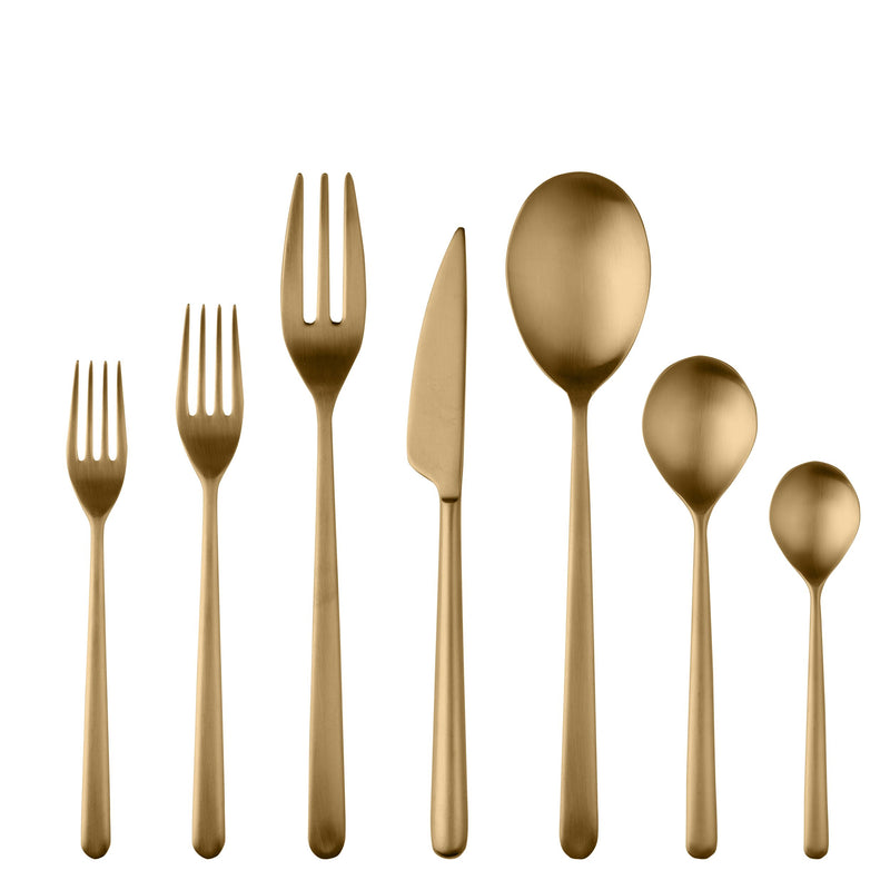 Mepra – Linea Ice Gold – 32-Piece Flatware Set – 108122032 – Image 1