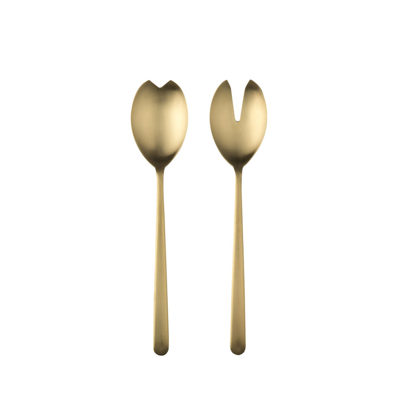 Mepra – Linea Ice Gold Salad – 2-Piece Serving Set – 108122122 – Image 1