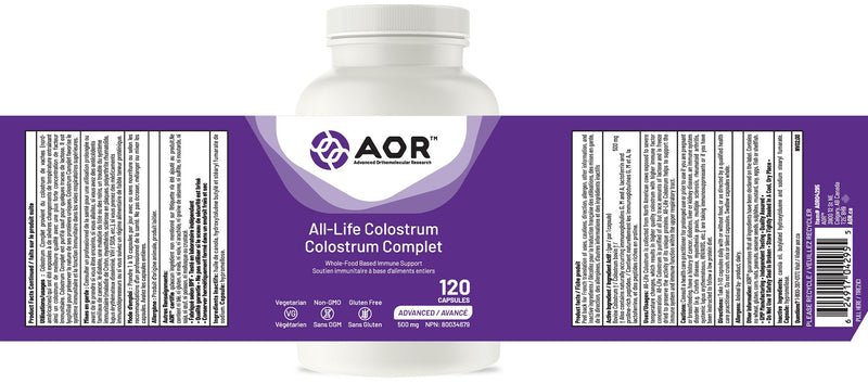 AOR All-Life Colostrum 120 Capsules – view 6