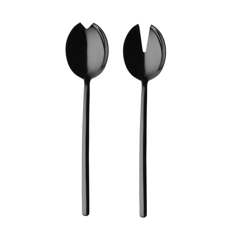 Mepra - Due Black Gold Salad Serving Set - 2 Pcs. – MPR-108622122 – Image 1