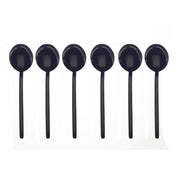 Mepra - Due Black Gold Coffee Spoon Set - 6 Pcs. – MPR-108644107 – Image 1