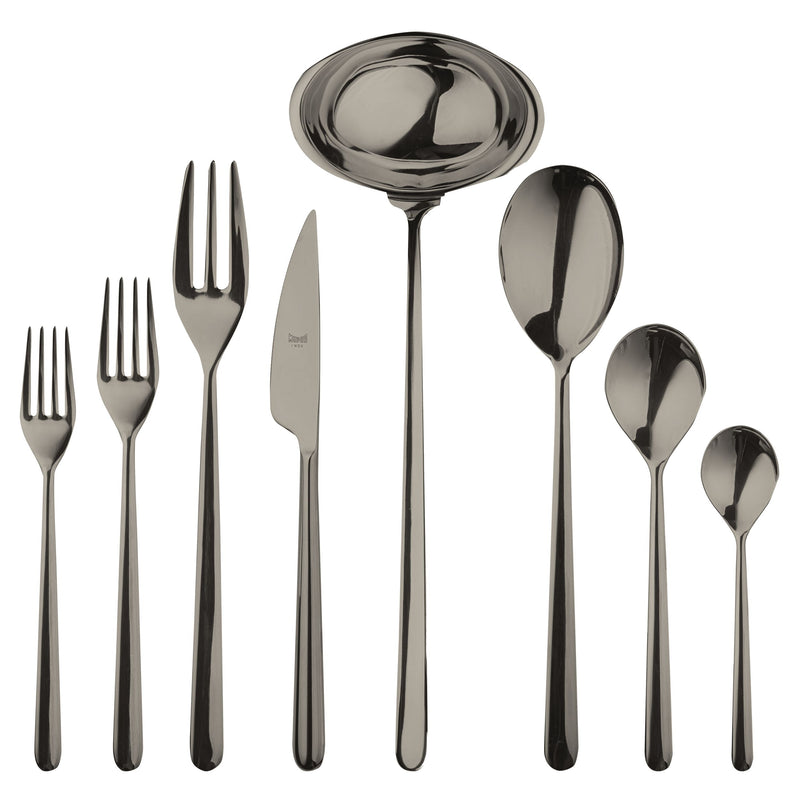 Mepra – Linea Black Gold – 43-Piece Flatware Set – 108722043 – Image 1