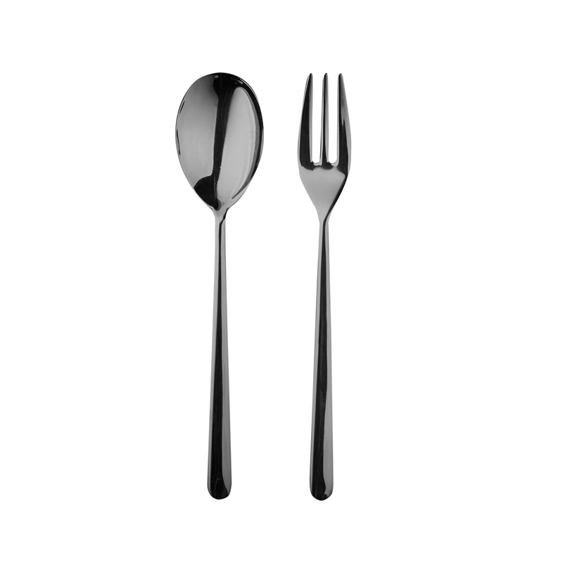 Mepra - Linea Black Gold Serving Set - 2 Pcs. – MPR-108722110 – Image 1