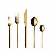 Mepra – Due Gold – 5-Piece Flatware Set – 108822005 – Image 1