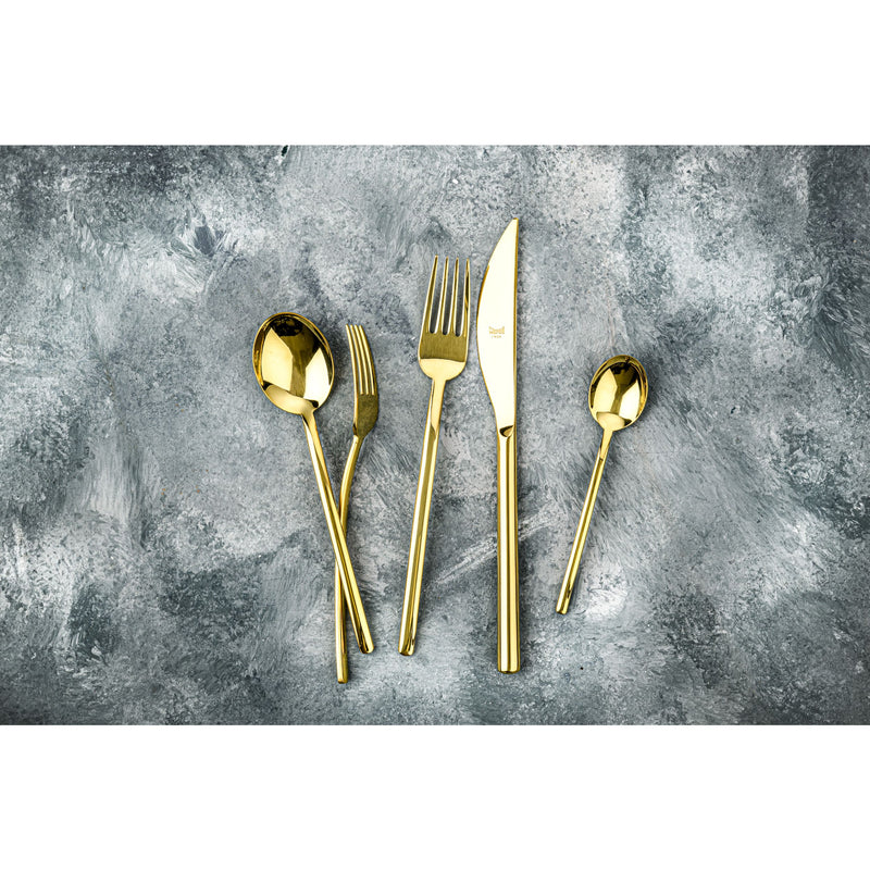 Mepra – Due Gold – 20-Piece Flatware Set – 108822020 – Image 6
