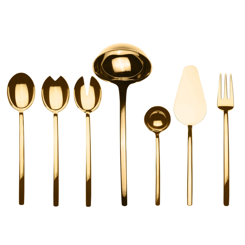 Mepra – Due Gold – 7-Piece Serving Set – 10882207 – Image 1