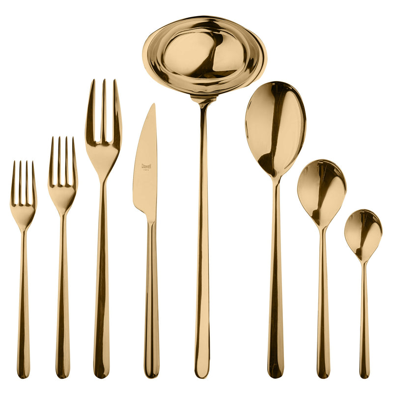 Mepra - Linea Gold Flatware Set - 43 Pcs. – MPR-108922043 – Image 1