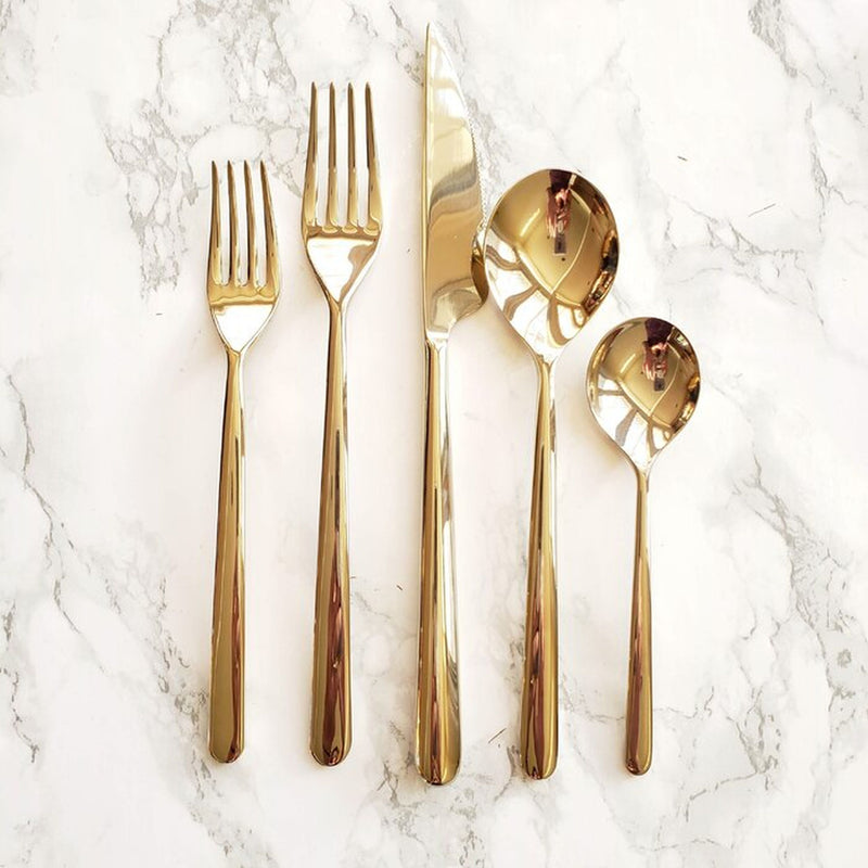 Mepra – Linea Gold – 7-Piece Serving Set – 10892207 – Image 2
