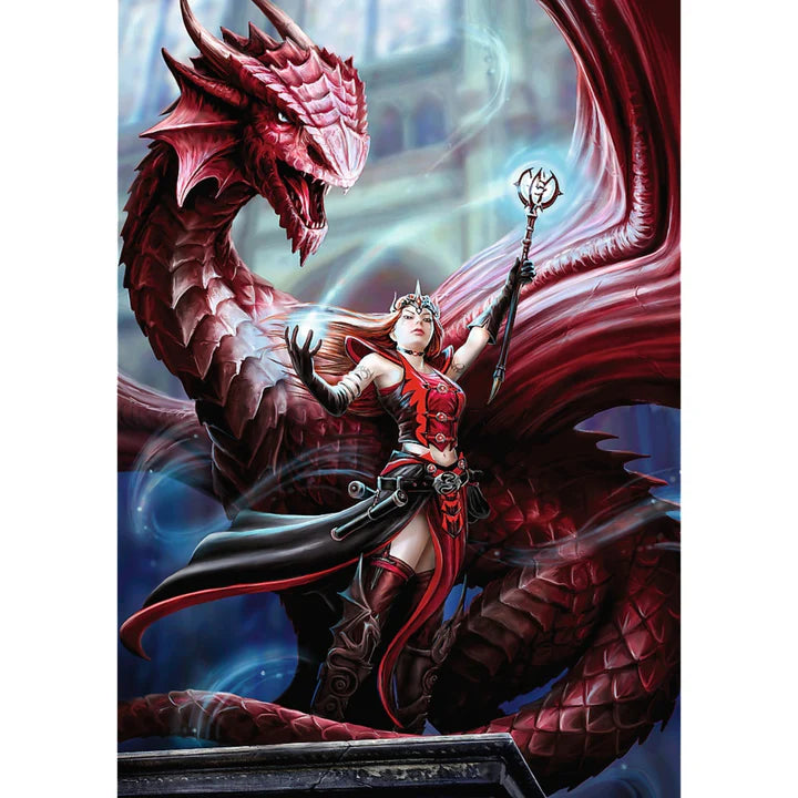 Trefl - PUZZLE - PREMIUM PLUS - ANNE STOKES - SCARLET MAGE - 1000pcs