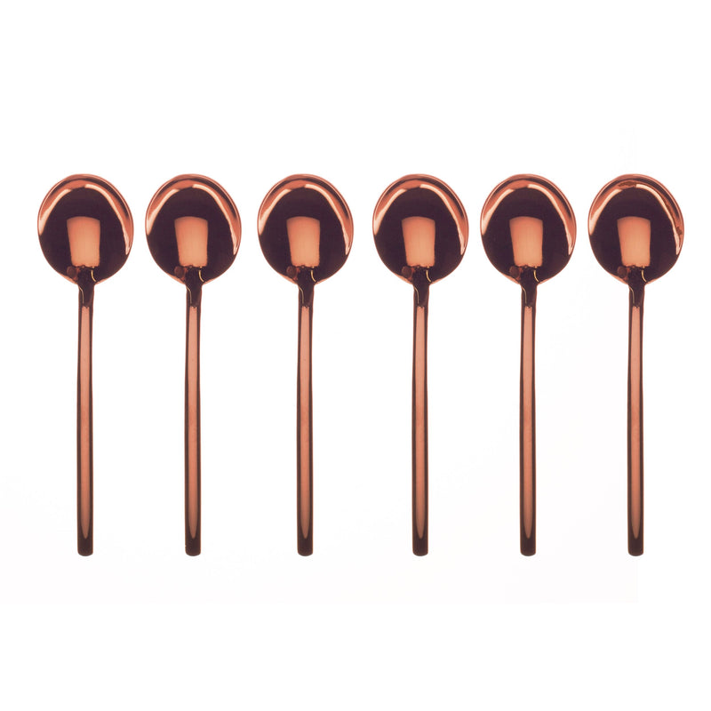 Mepra – Due Bronze – 6-Piece Coffee Spoon Set – 109044107 – Image 1