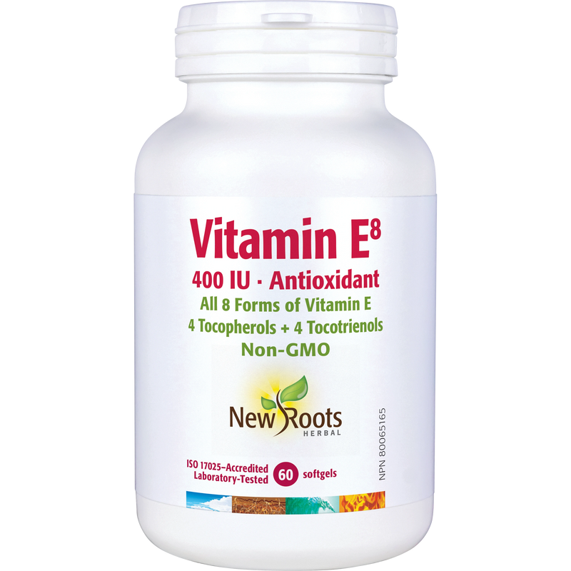 New Roots Herbal - Vitamin E 400 IU - 60 Softgels