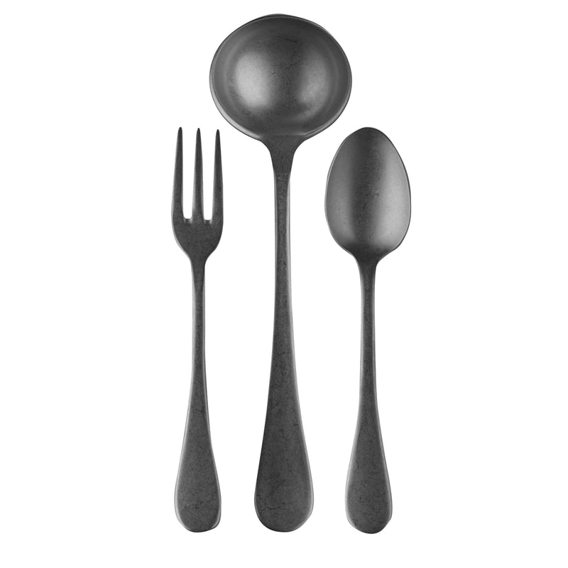 Mepra - Vintage Black Gold Serving Set - 3 Pcs. – MPR-1096VI22003