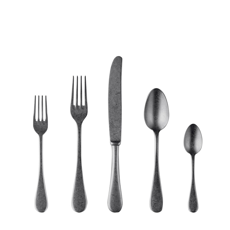 Mepra - Vintage Black Gold Flatware Set - 5 Pcs. – MPR-1096VI22005 – Image 1