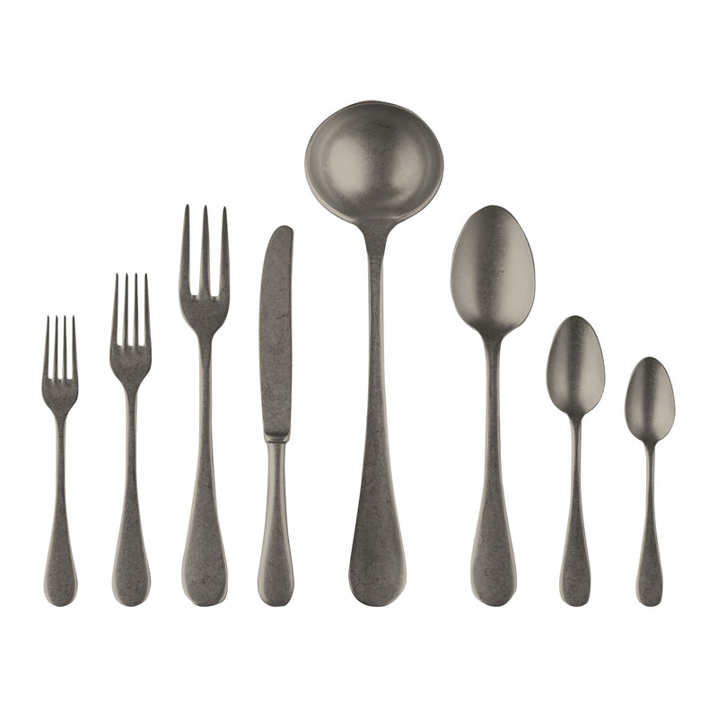 Mepra – Vintage Black Gold – 43-Piece Flatware Set – 1096VI22043 – Image 1