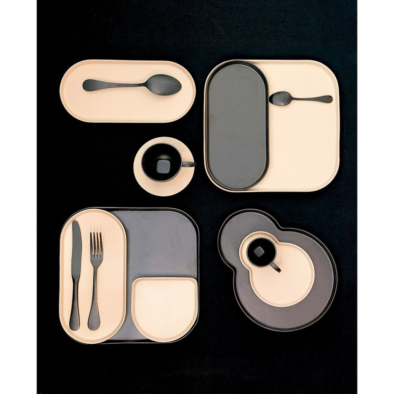 Mepra - Vintage Black Gold Flatware Set - 67 Pcs. – MPR-1096VI22067 – Image 2