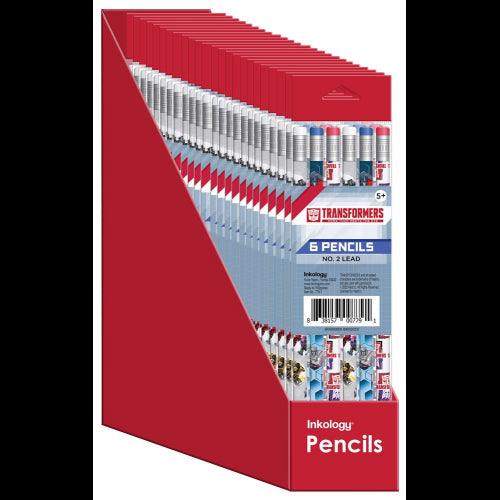 Inkology - Transformers - 6Pk Pencils