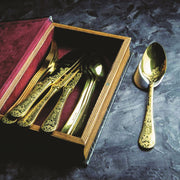 Mepra - Vintage Gold Flatware Set - 67 Pcs.