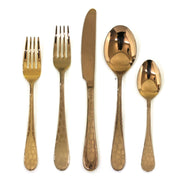 Mepra – Coccodrillo Bronze – 5-Piece Flatware Set – 1098C22005 – Image 1