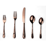 Mepra – Coccodrillo Bronze – 20-Piece Flatware Set – 1098C22020 – Image 1