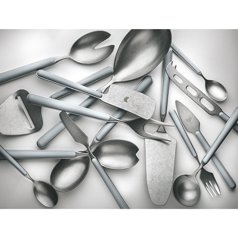 Mepra - Fantasia Pewter Risotto Spoon - Light Blue