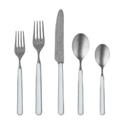 Mepra – Fantasia Pewter Light Blue – 5-Piece Flatware Set – 10A622005P – Image 1