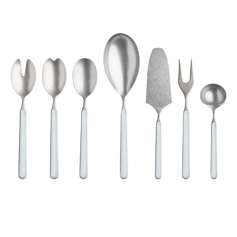 Mepra – Fantasia Pewter Light Blue – 7-Piece Serving Set – 10A62207P – Image 1