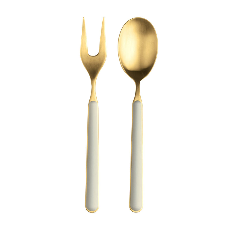 Mepra - Fantasia Ice Gold Serving Set - 2 Pcs. - Light Blue – MPR-10A622110OI