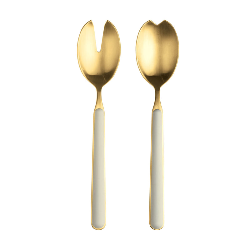 Mepra - Fantasia Ice Gold Salad Serving Set - 2 Pcs. - Light Blue – MPR-10A622122OI