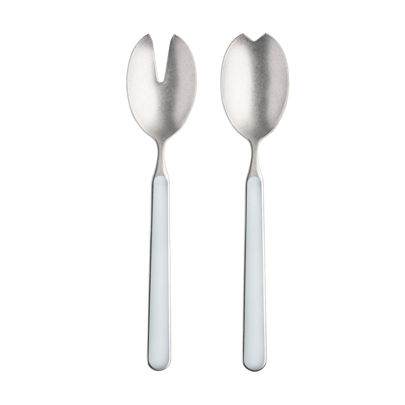 Mepra - Fantasia Pewter Salad Serving Set - 2 Pcs. - Light Blue – MPR-10A622122P – Image 1