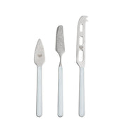 Mepra - Cheese Knives 3Pcs Fant. Light Blue Pewter – MPR-10A64403P – Image 1