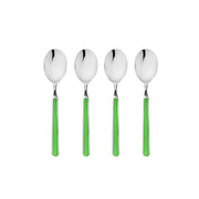 Mepra – Fantasia Apple Green – 4-Piece Coffee Spoon Set – 10A744407 – Image 1